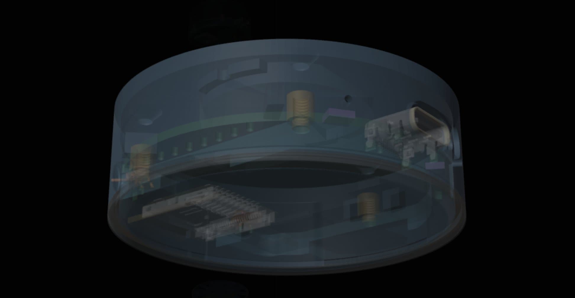 CAD workspace showing the Bicino One Garmin-compatible case design